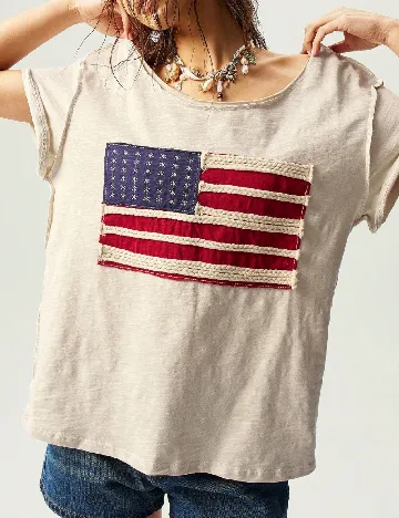 Tricou SHEIN, bej