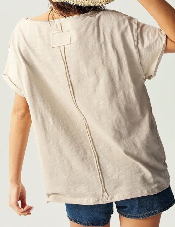 Tricou SHEIN, bej