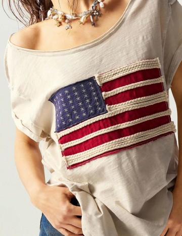 Tricou SHEIN, bej