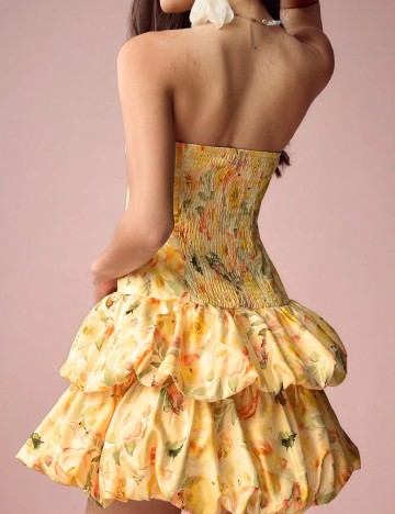 Rochie scurta SHEIN, galben