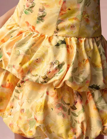 Rochie scurta SHEIN, galben