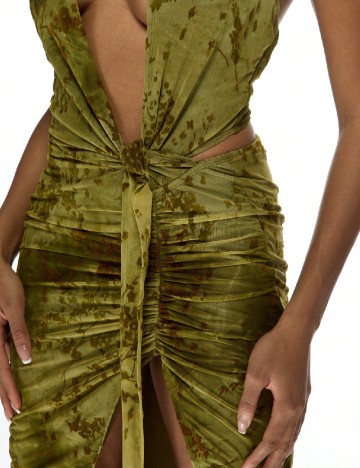 Rochie lunga Missguided, verde