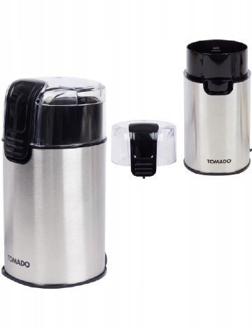 Râșniță electrică de cafea, 150W TOMADO, argintiu
