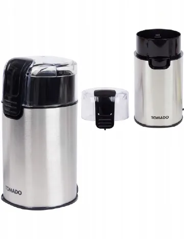 Râșniță electrică de cafea, 150W TOMADO, argintiu