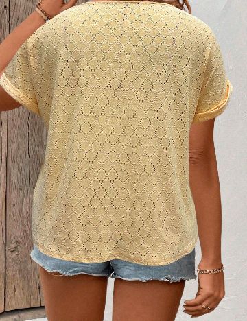 Bluza SHEIN CURVE, galben