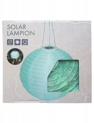 Lampion solar A.I.&E., verde