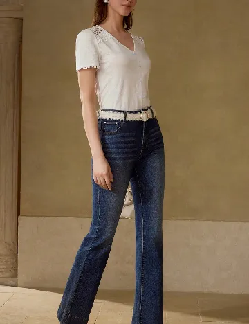 Bluza MOTF, alb