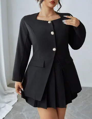 Sacou SHEIN CURVE, negru