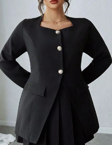 Sacou SHEIN CURVE, negru