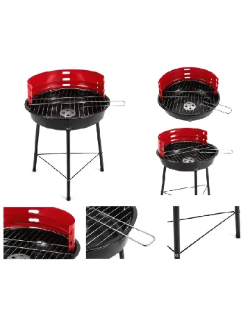 Gratar pe carbune LONE STAR, negru
