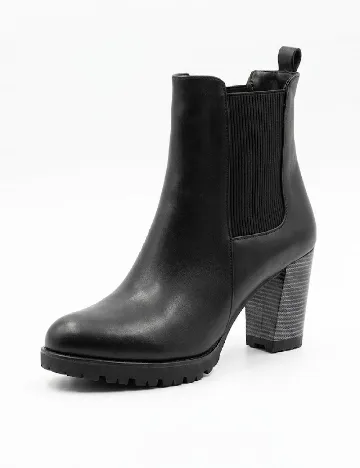Botine Riccon, negru