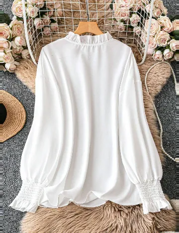 Bluza SHEIN CURVE, alb