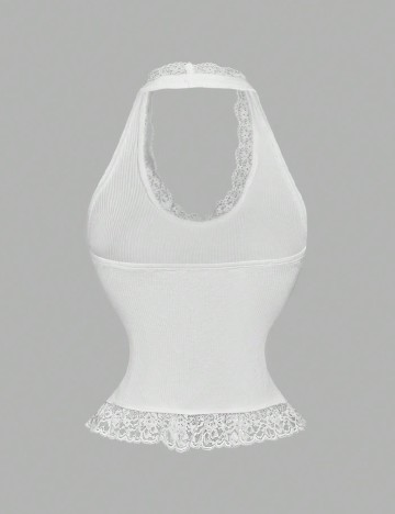 Top SHEIN, alb