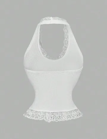 Top SHEIN, alb
