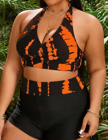 Costum de baie SHEIN CURVE, negru