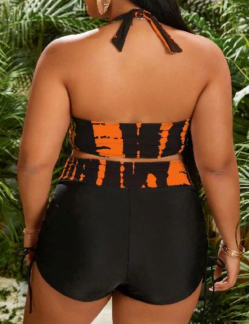 Costum de baie SHEIN CURVE, negru