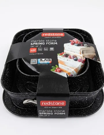 Set tavi cu arc pentru prajituri 2 bucati Redstone, negru