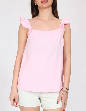 Top Zara, roz deschis