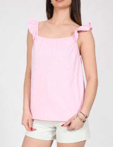 Top Zara, roz deschis