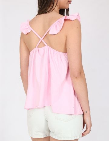 Top Zara, roz deschis