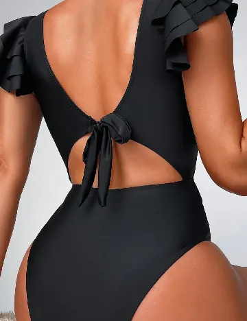 Costum de baie SHEIN, negru