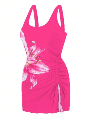 Costum de baie SHEIN, roz