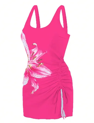 Costum de baie SHEIN, roz