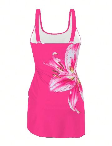 Costum de baie SHEIN, roz