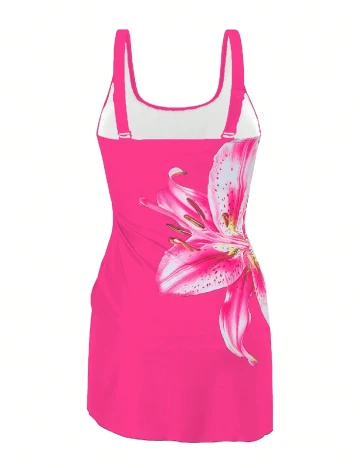 Costum de baie SHEIN, roz