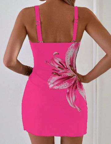 Costum de baie SHEIN, roz