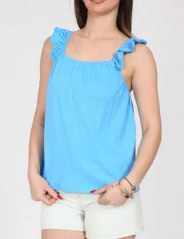 Top Zara, albastru