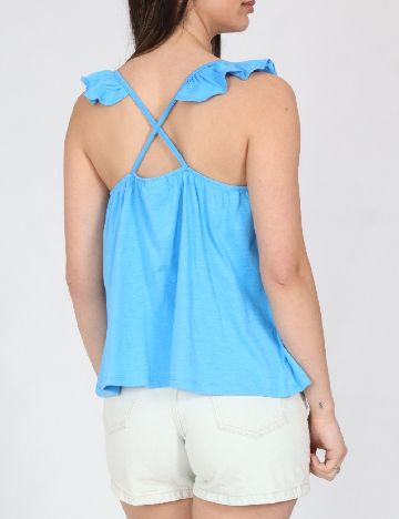 Top Zara, albastru