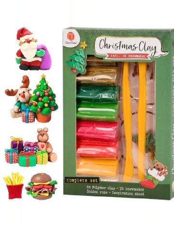 Kit creatie din lut Deco Time, mix culori