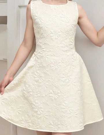 Rochie Shein Kids, crem
