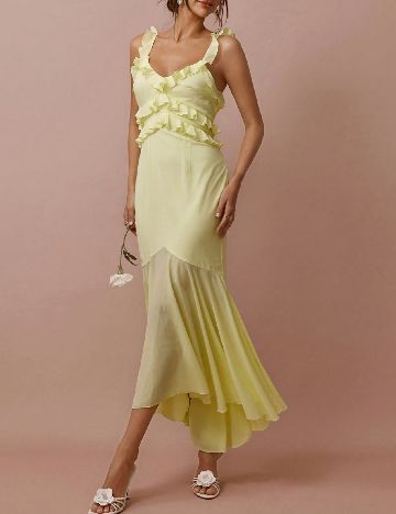 Rochie lunga SHEIN, galben