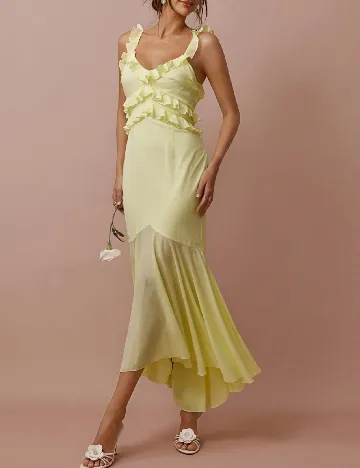 Rochie lunga SHEIN, galben