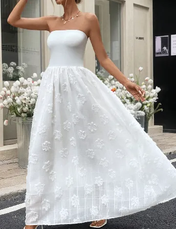 Rochie lunga SHEIN, alb