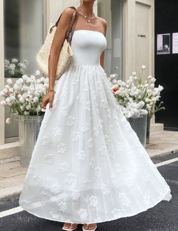 Rochie lunga SHEIN, alb