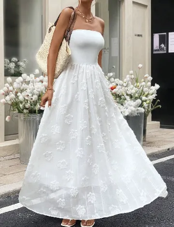 Rochie lunga SHEIN, alb