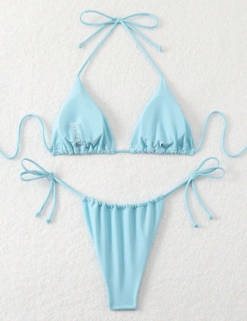 Costum de baie SHEIN, albastru