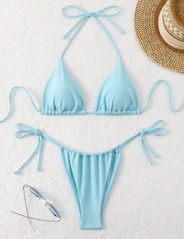 Costum de baie SHEIN, albastru