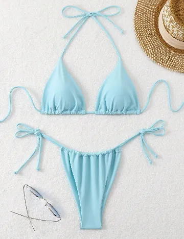 Costum de baie SHEIN, albastru