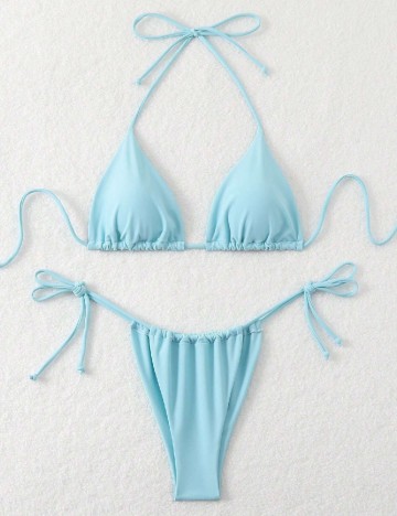 Costum de baie SHEIN, albastru