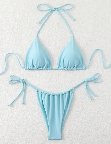 Costum de baie SHEIN, albastru