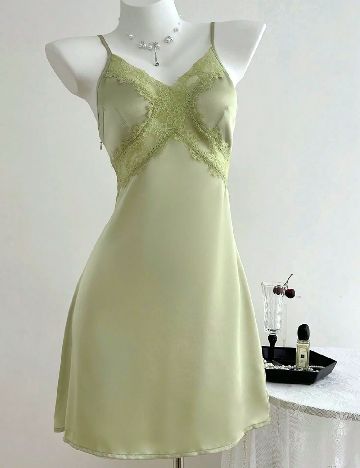 Rochie de noapte SHEIN, verde