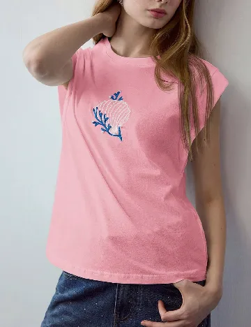 Tricou MOTF, roz