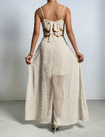 Rochie lunga SHEIN, crem