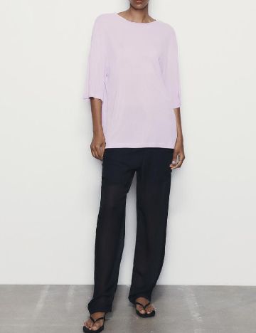 Tricou Zara, lila