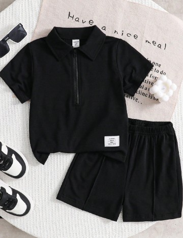 Compleu Shein Kids, negru