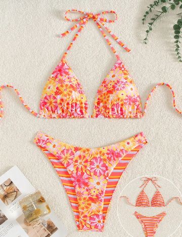 Costum de baie SHEIN, mix culori